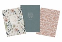 Notebook Set 3-Piece Set Be Still & Know Floral