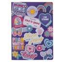 Notebook Shine For Jesus Purple Stickers 