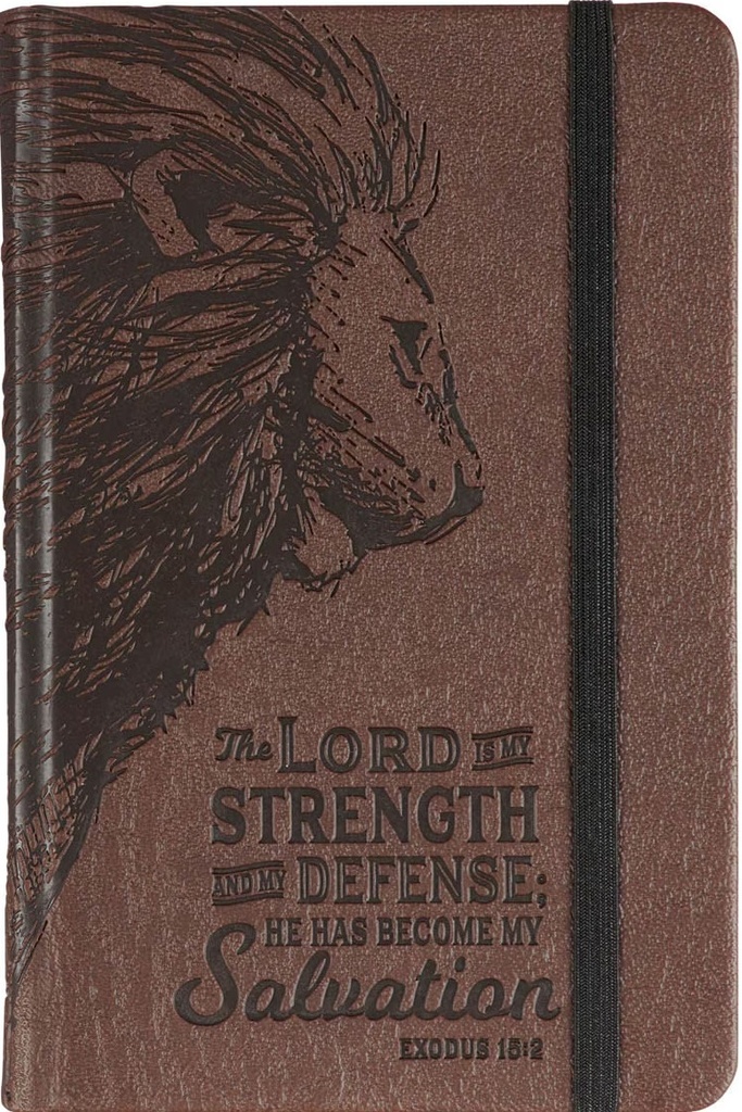 Notebook Strength & Defence Brown w/Elastic