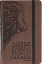 Notebook Strength & Defence Brown w/Elastic