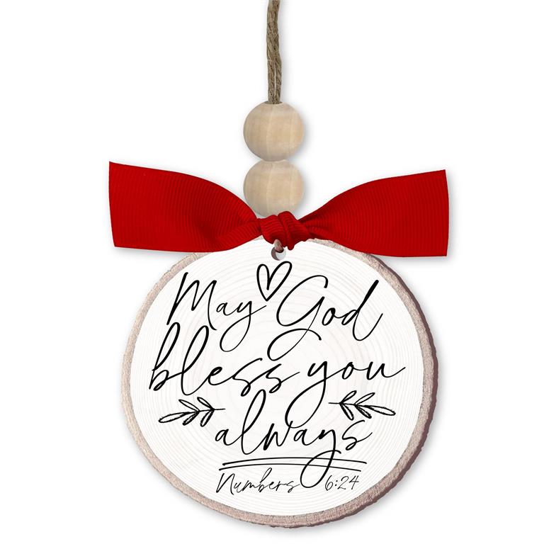 Ornament Bless You Always MDF