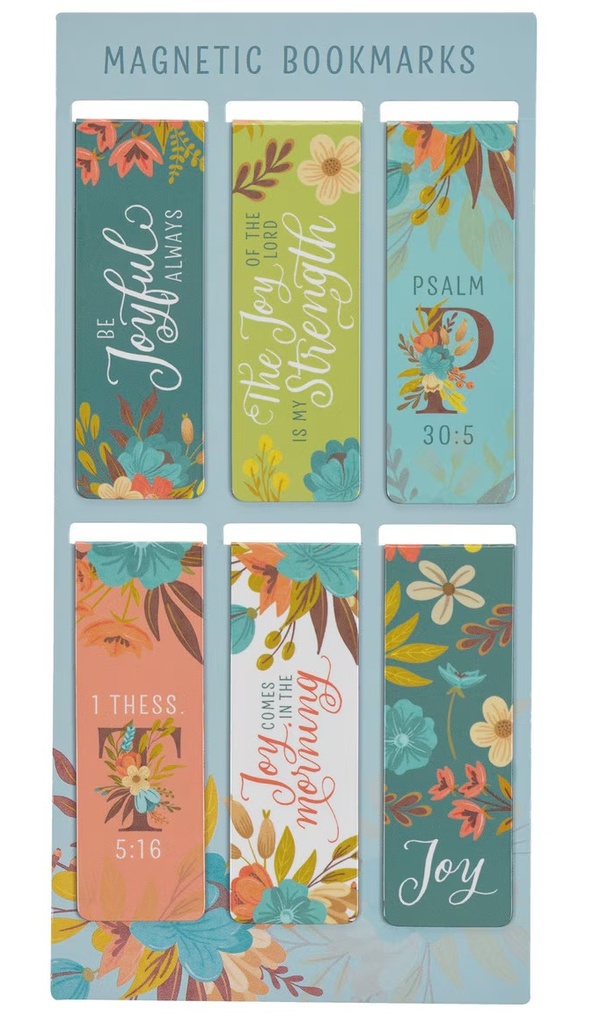Pagemarker Magnetic  Set Joyful Faith Floral