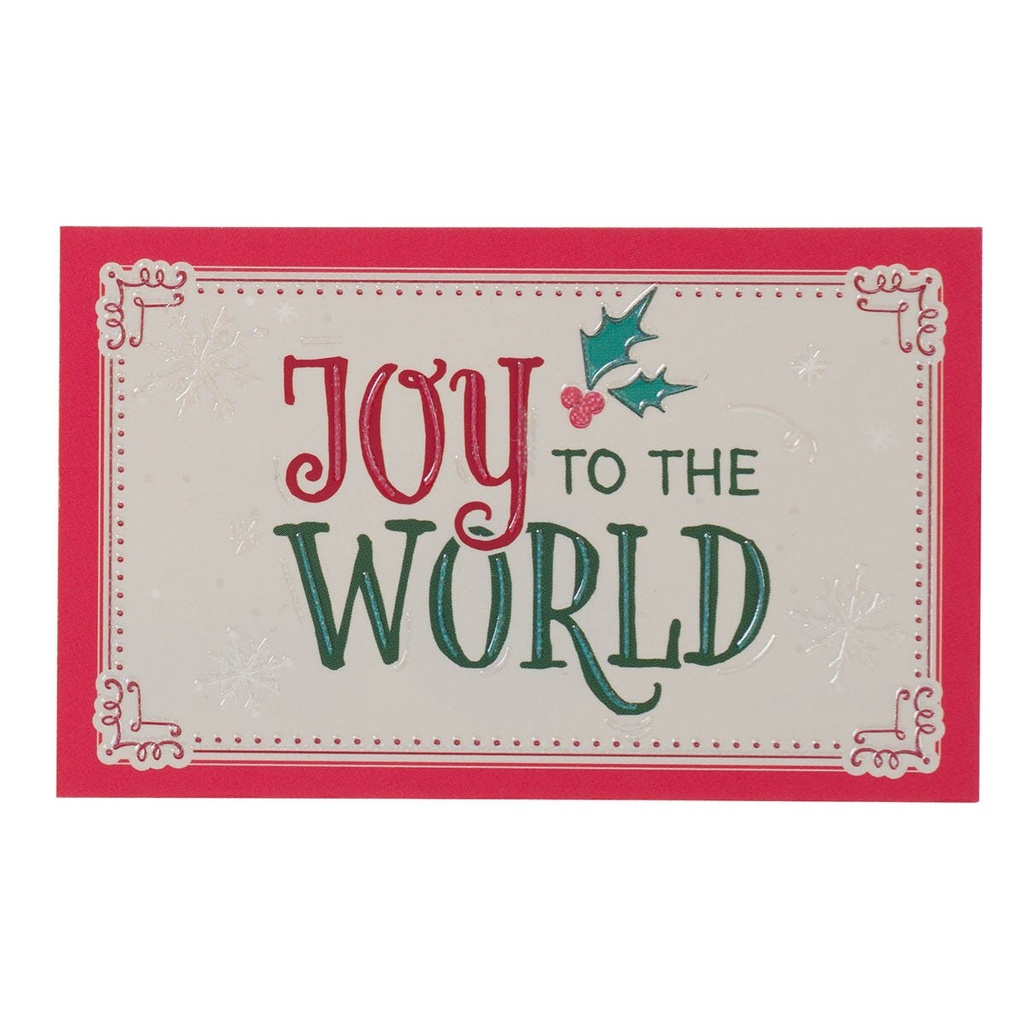 Pass Around Cards Joy To The World Holly 
