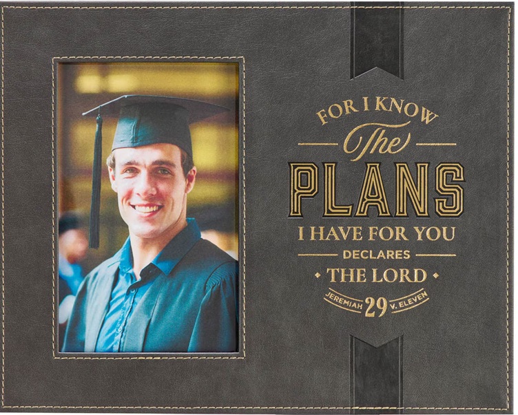 Photo Frame For I Know the Plans Charcoal 