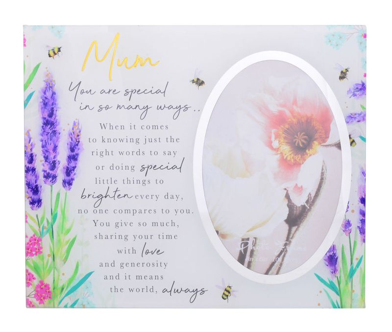 Photo Frame Mum You Are Special Floral Mirror