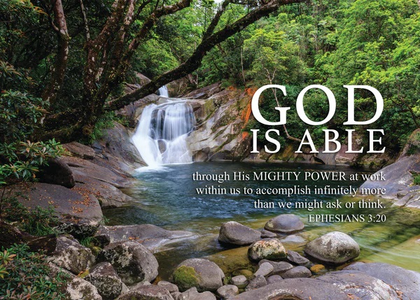 Post Lg: God Is Able Eph 3:20