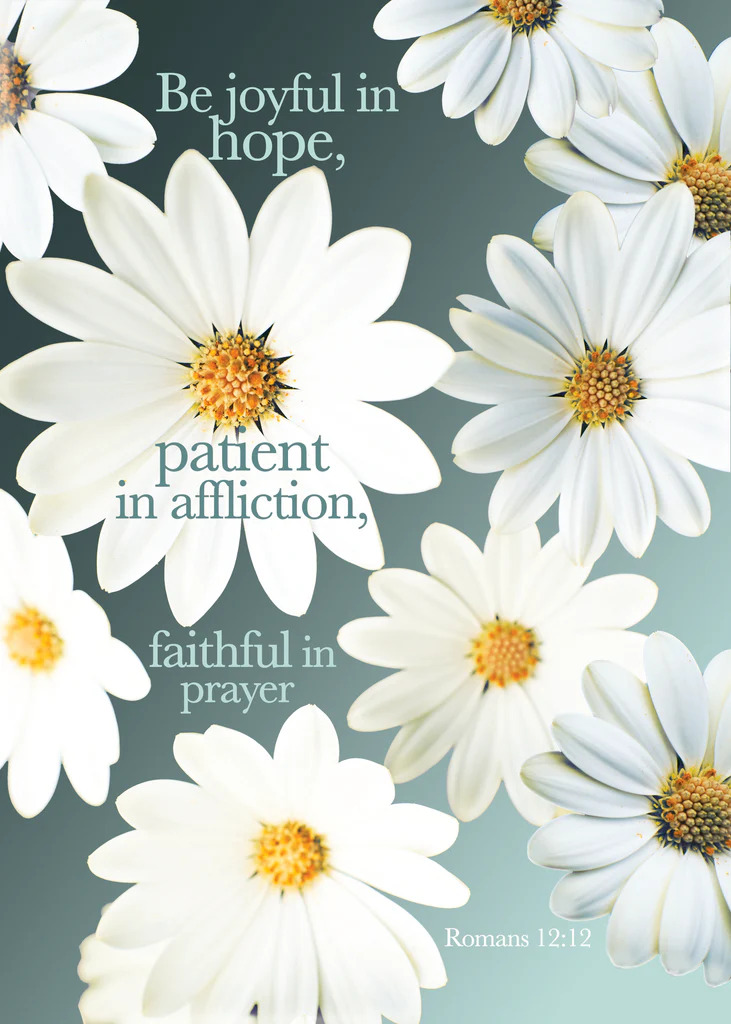 Post Lg: Joyful Patient Faithful