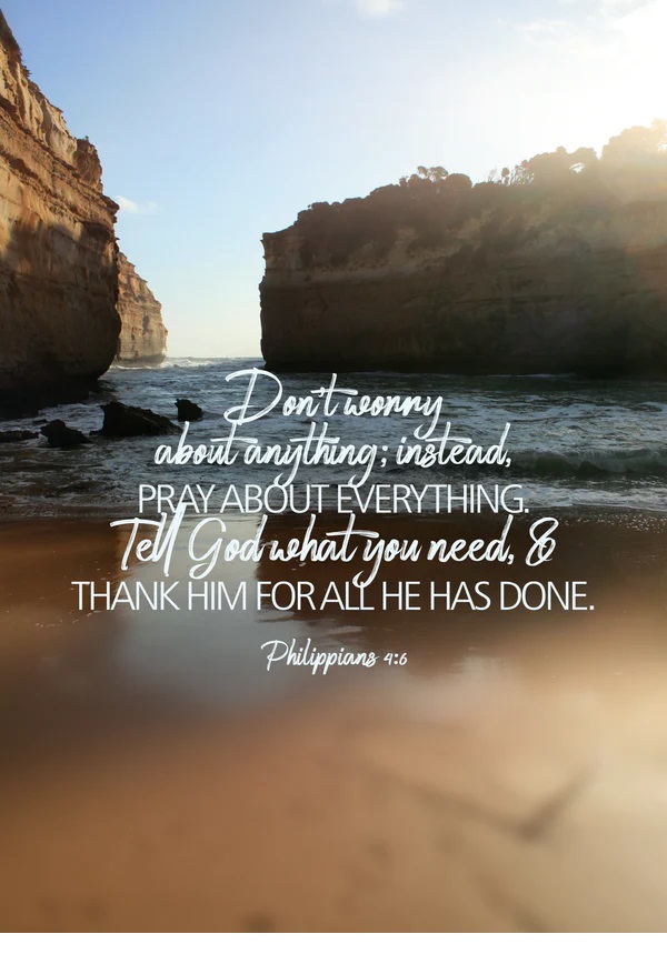 Post Lg: Pray About Everything