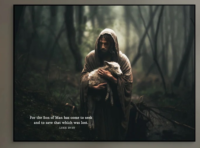 Printed Art Son of Man Has Come