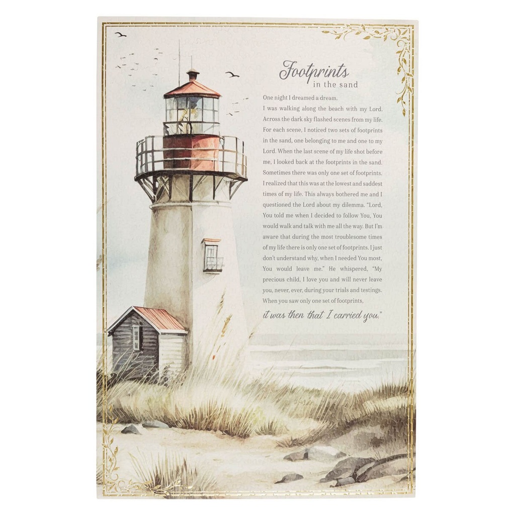 Puzzle 1000pc Lighthouse Footprints 