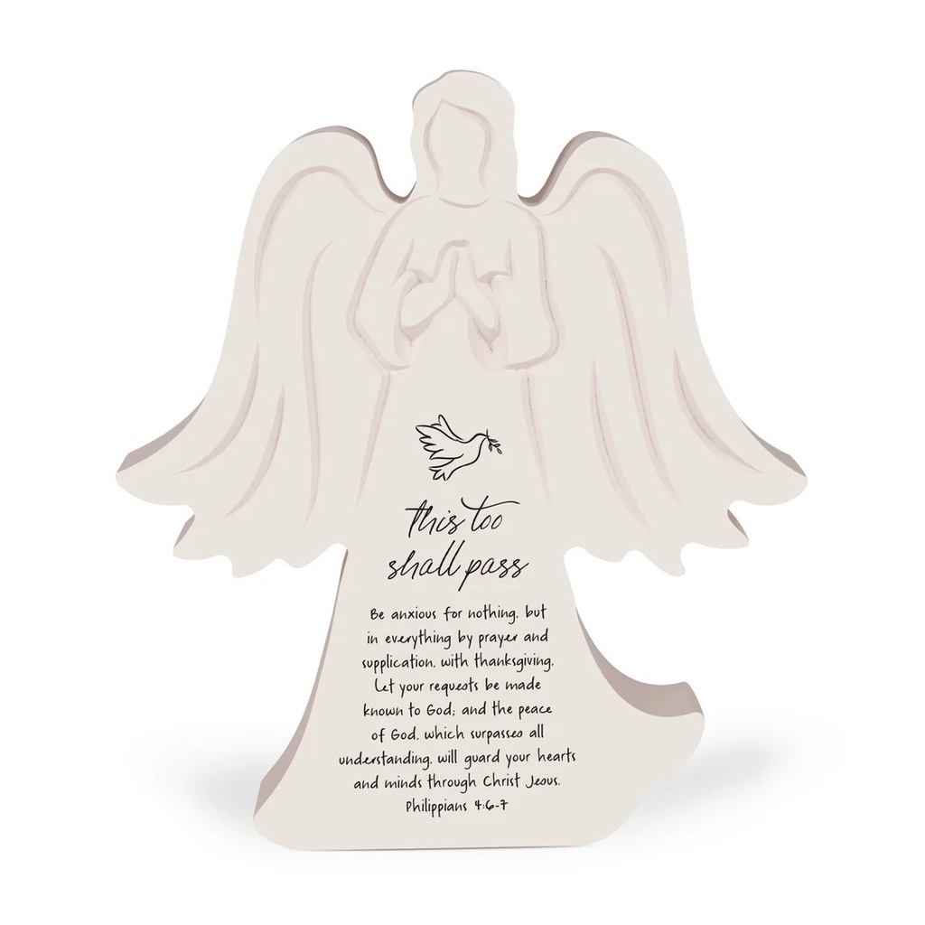 Shape Décor Angel This Too Shall Pass