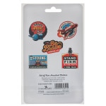 Sticker Set 5pc Be Brave Boys Space 