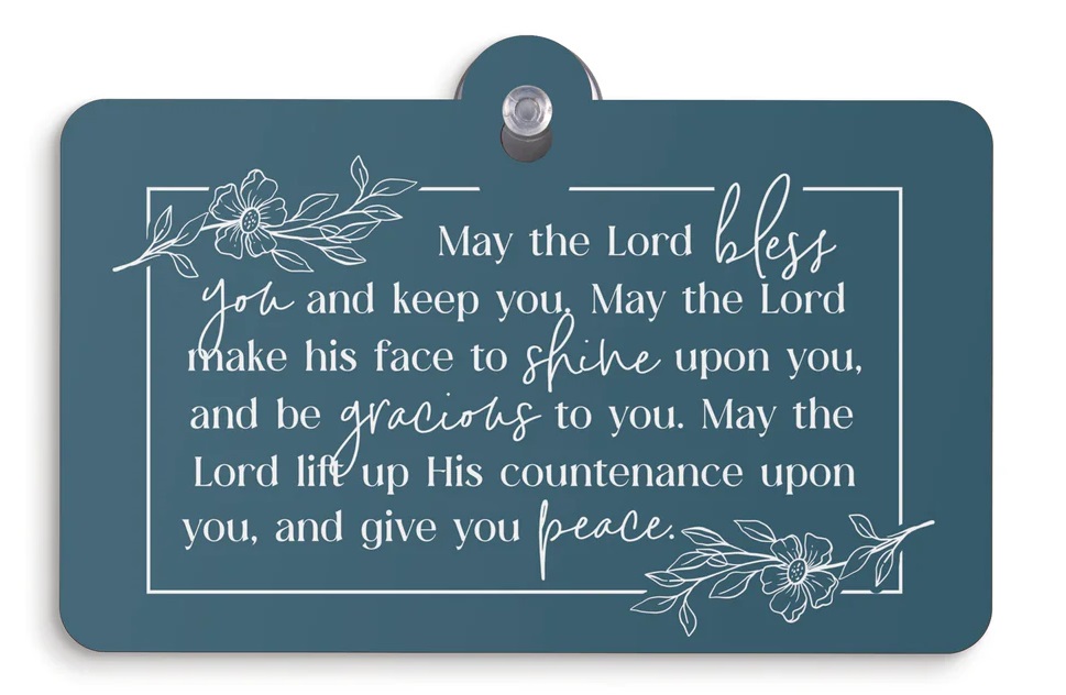 Suction Sign May The Lord Bless You