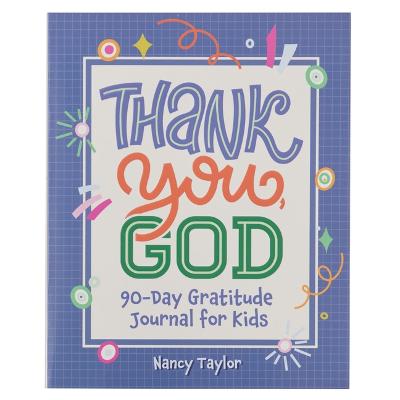Thank You God 90 Day Gratitude Journal For Kids (01/25)