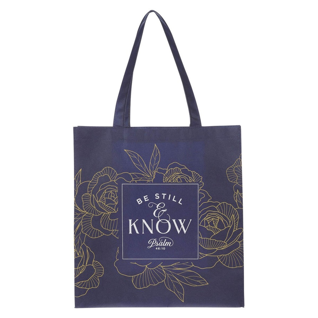 Tote Be Still Navy Polypropylene
