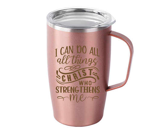 Tumbler I Can Do All Things Bronze