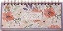 Undated Weekly Calendar Love Is Patient Coral Floral