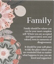 Verse Plaque Family Amber Garden