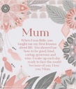 Verse Plaque Mum Amber Garden