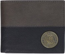 Wallet Lion Be Strong Black Brown Leather