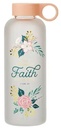 Water Bottle Walk By Faith Peach Glass 