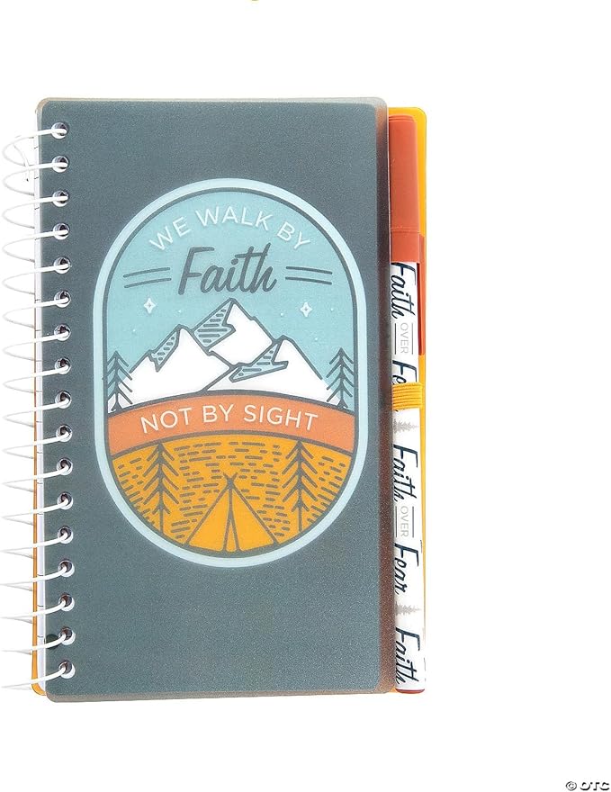 We Walk By Faith Notebook With Pen