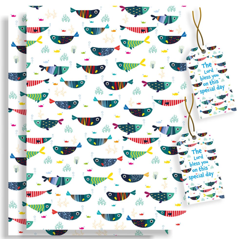 Wrapping Paper Fish