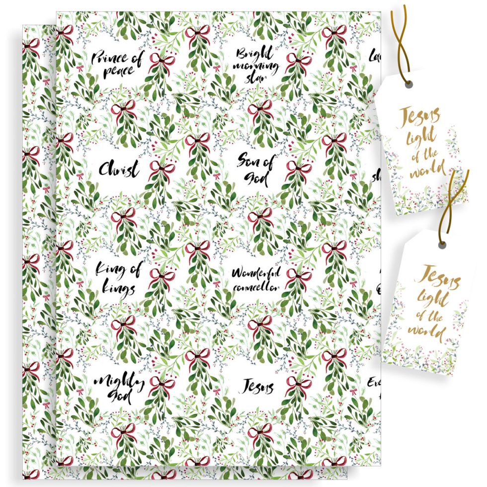 Wrapping Paper Names of God