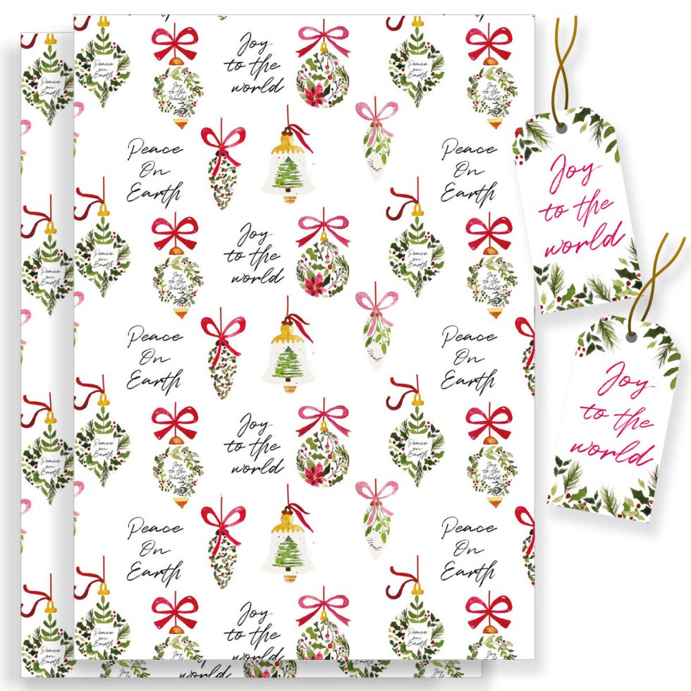 Wrapping Paper Peace On Earth