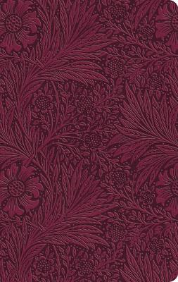 ESV Value Thinline Bible (TruTone, Raspberry, Floral Design)  (08/25)