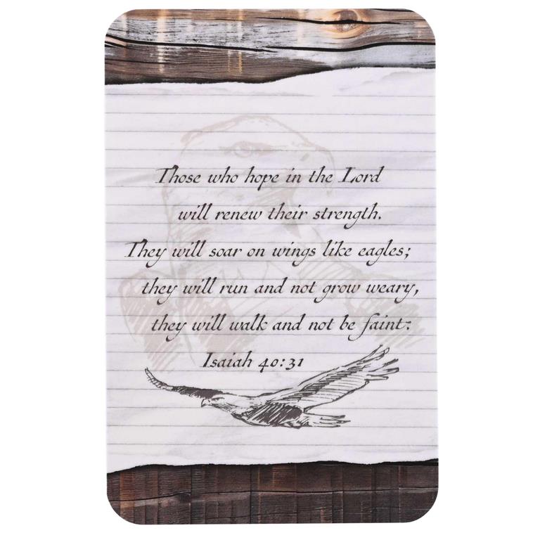 Pocket Card Eagle Isaiah 40:31 Pack of 12