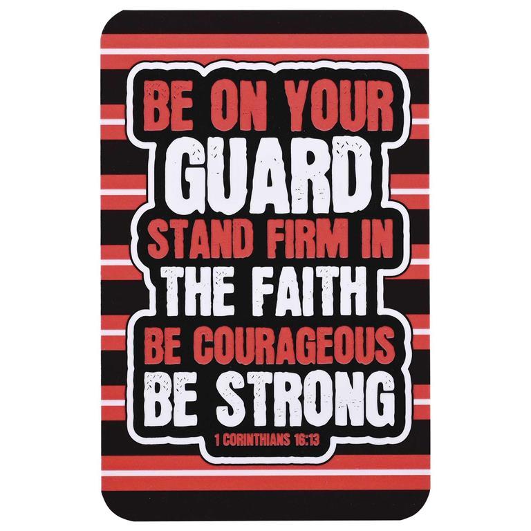 Pocket Card Be On Your Guard (03/25)