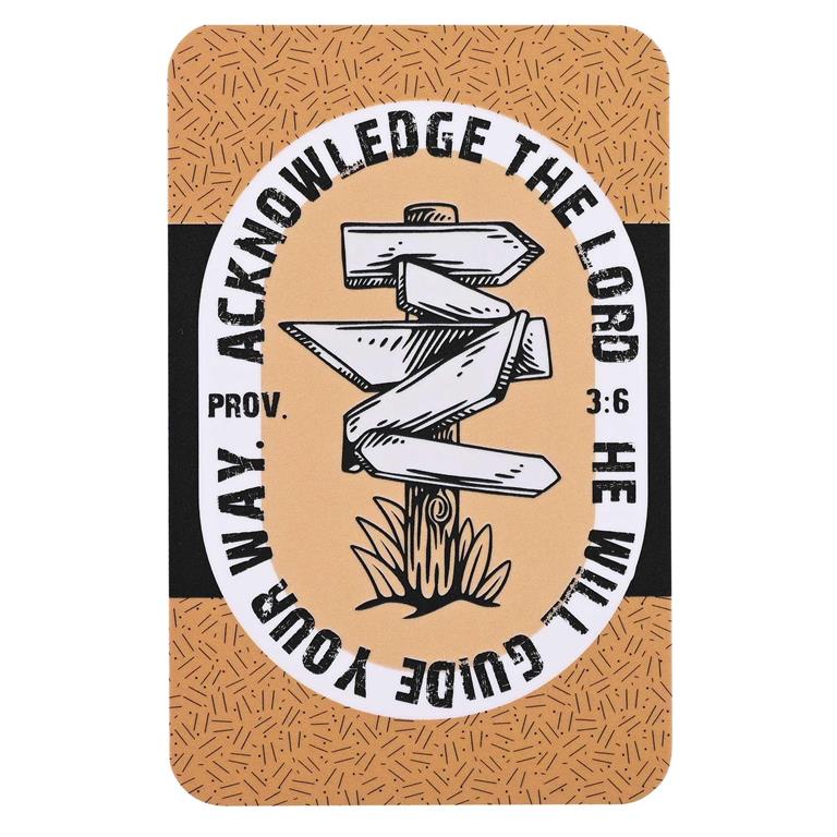 Pocket Card Acknowledge The Lord Pack of 12