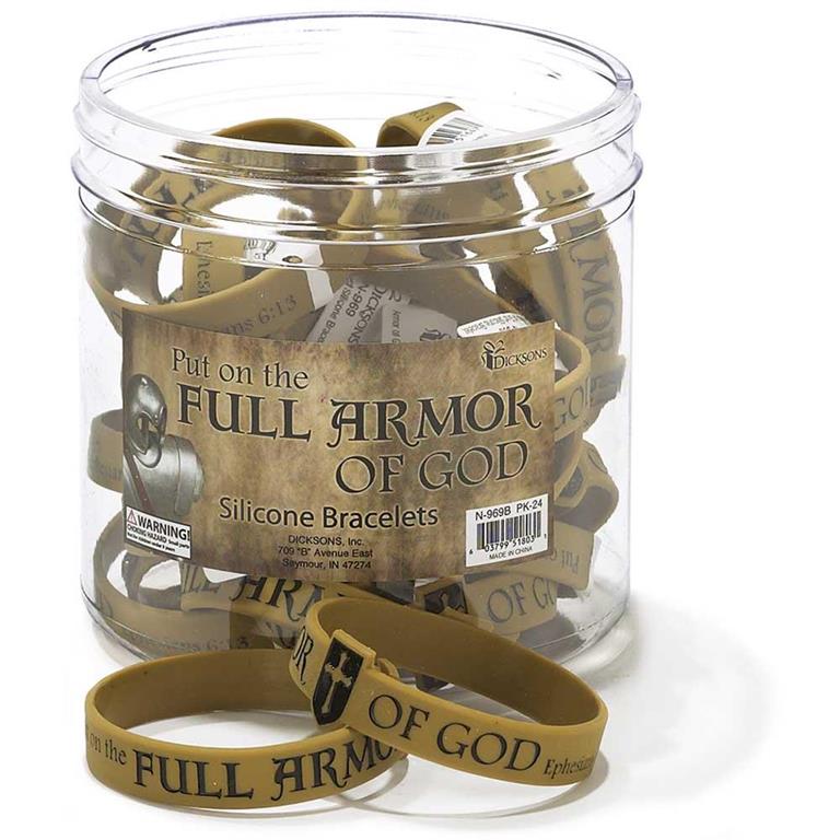 Bracelet Full Armor of God Silicone Single (03/25)