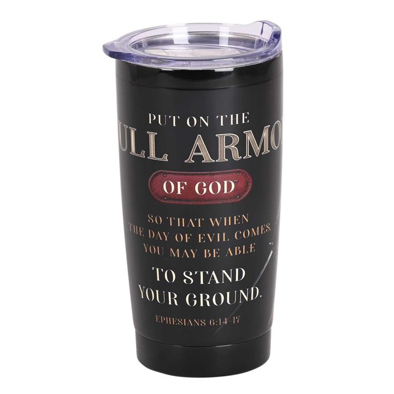 Tumbler Full Armor of God Black (03/25)