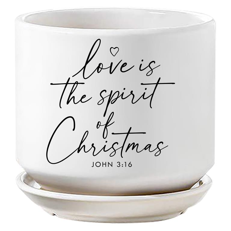 Planter Spirit of Christmas