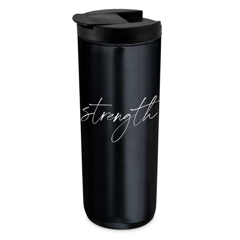 Tumbler Strength Don't Be Afraid Black 