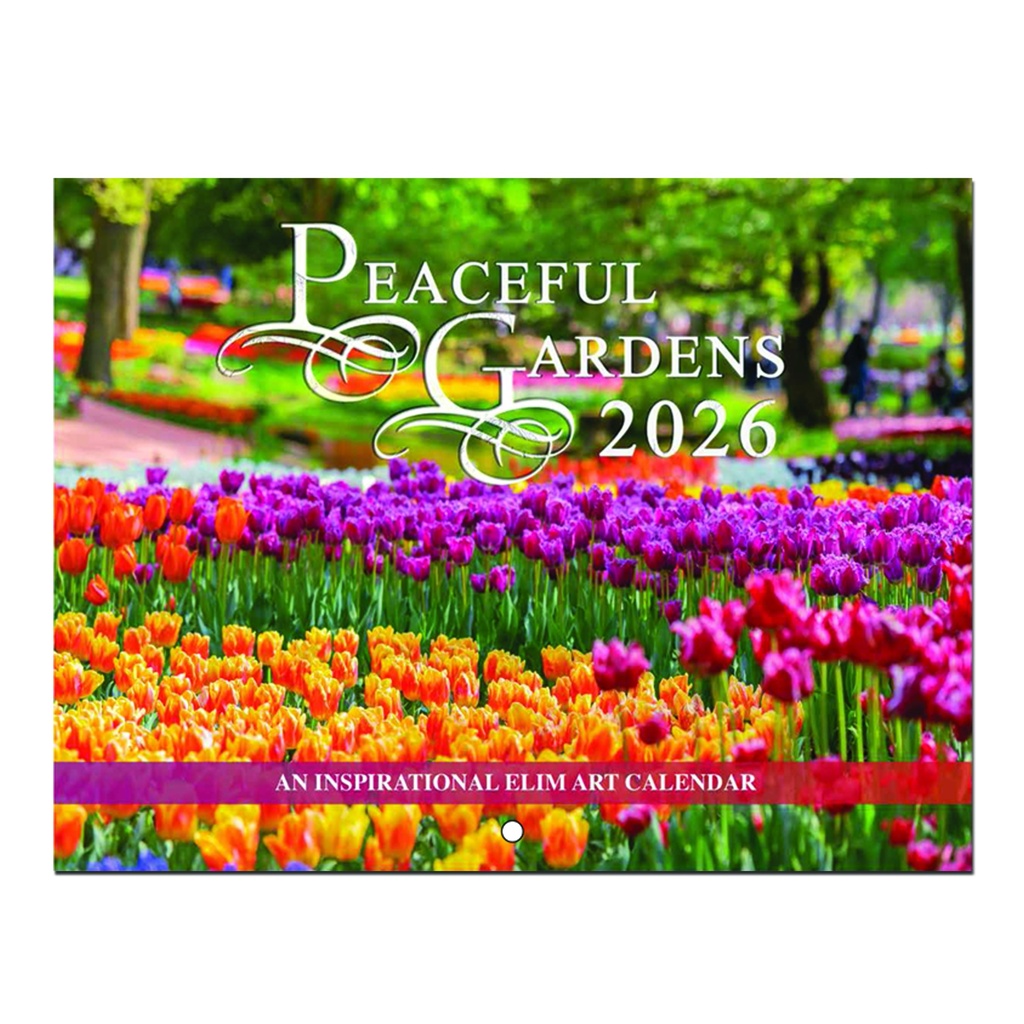 2026 Wall Calendar Peaceful Gardens (07/25)