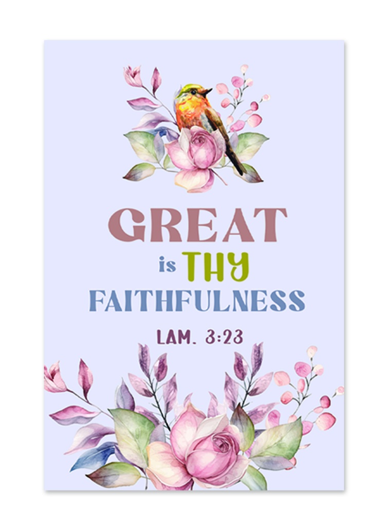 Notebook Pad Great Is Thy Faithfulness (08/25)