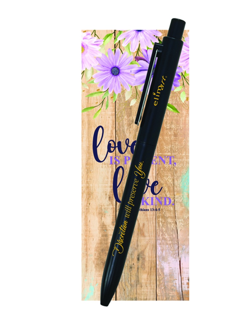 Gel Pen Discretion Will Preserve You With Bookmark (08/25)