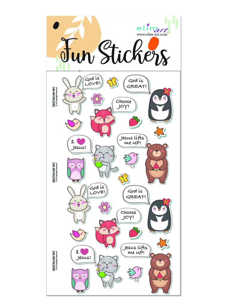 Fun Stickers Animals (08/25)