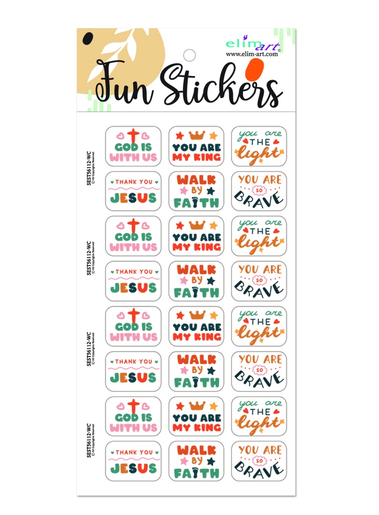 Fun Stickers Typography 
