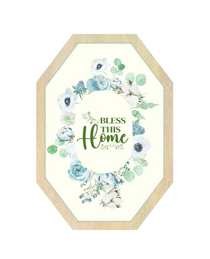 Home Décor Bless This Home Hexagon (08/25)