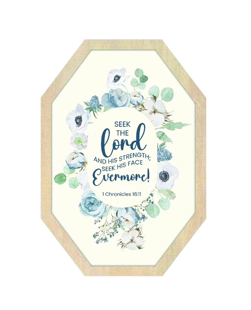 Home Décor Seek The Lord Hexagon (08/25)