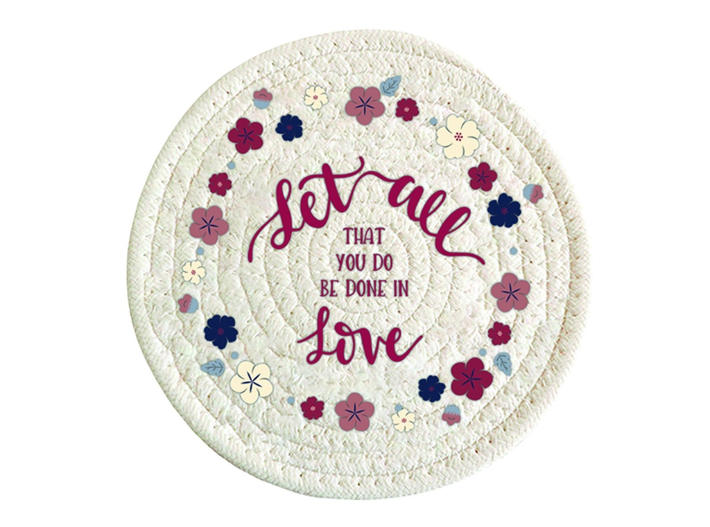 Dining Mat Let All That You 2 Piece (08/25)