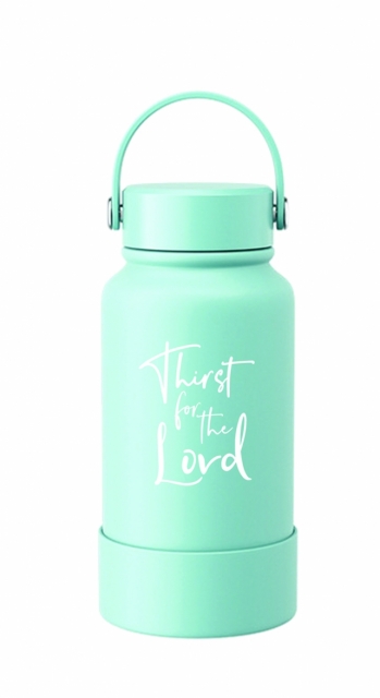 Tumbler Bottle Short Thirst For The Lord Aqua