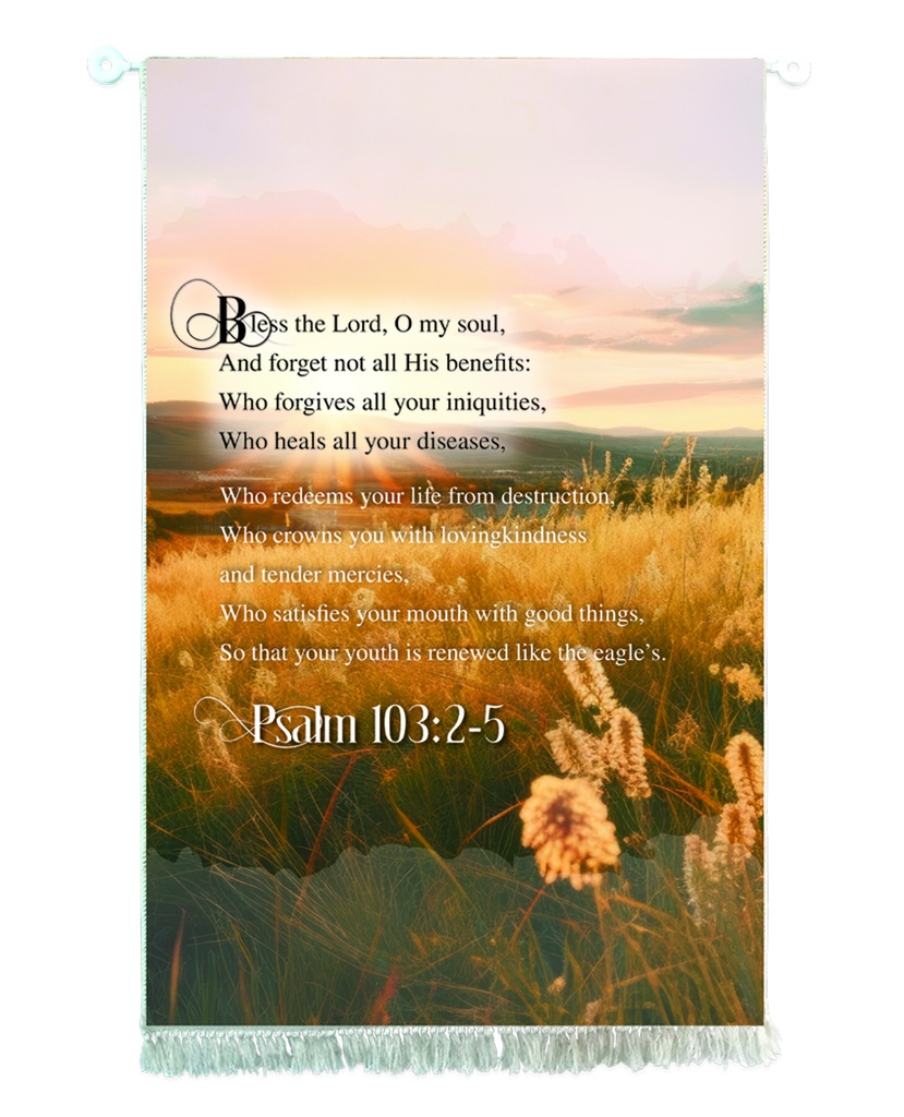 Tapestry Bless The Lord And Forget Not All His Benefits (08/25)