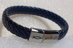 Wrist Bracelet Redeemed Fish Black 