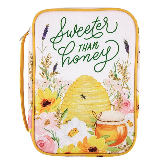 Bible Case Sweeter Than Honey Canvas 