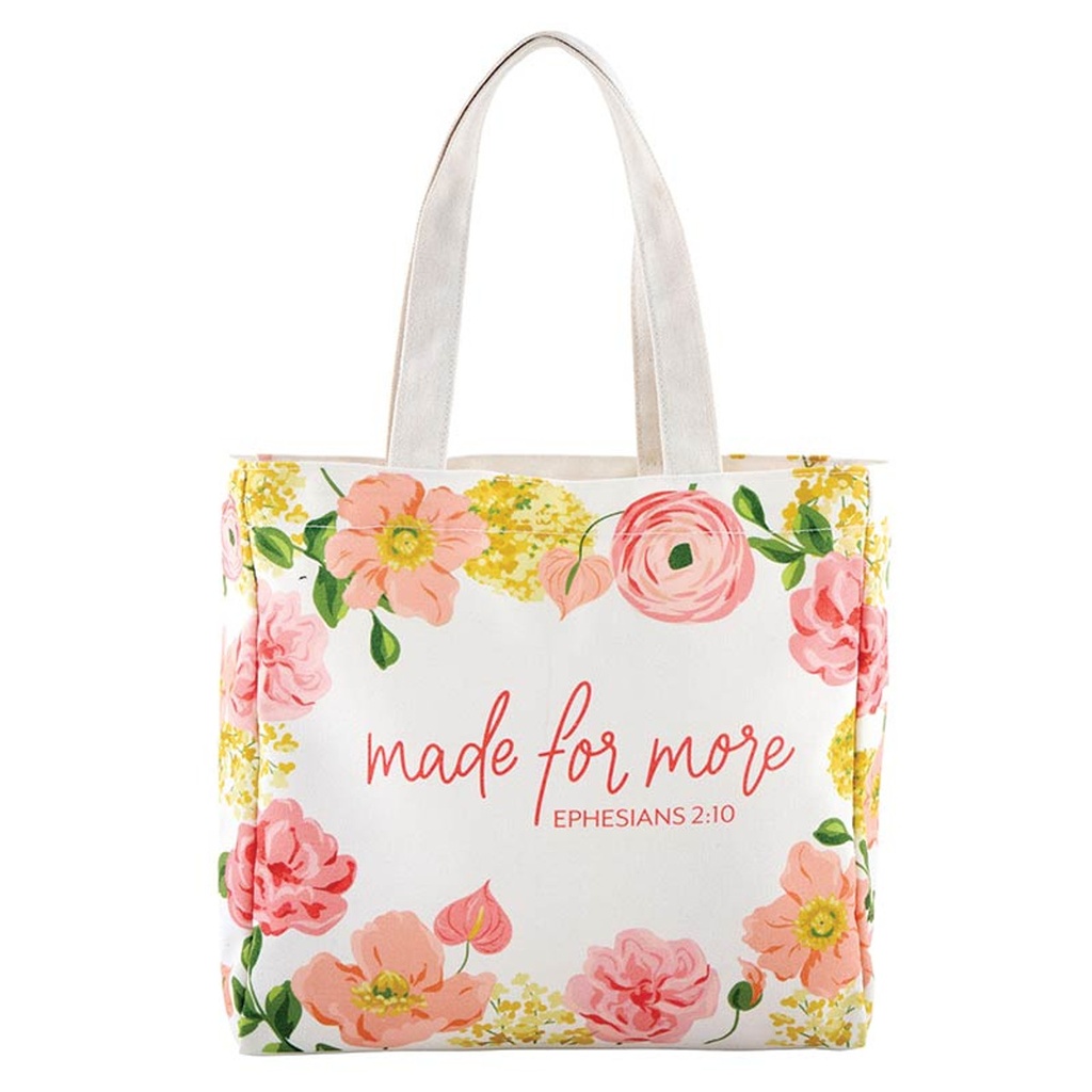 Canvas Tote Made For More Orange (05/25)